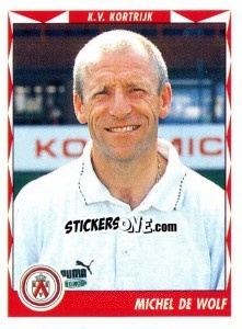 Sticker Michel De Wolf - Football Belgium 1998-1999 - Panini