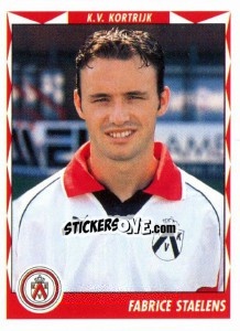 Sticker Fabrice Staelens - Football Belgium 1998-1999 - Panini