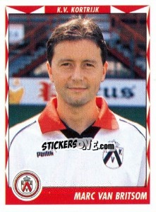 Sticker Marc van Britsom - Football Belgium 1998-1999 - Panini