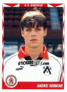Sticker Andrei Demkine - Football Belgium 1998-1999 - Panini
