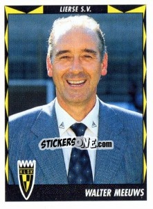 Sticker Walter Meeuws - Football Belgium 1998-1999 n. 218 - Panini