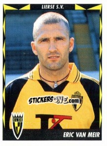 Sticker Eric van Meir - Football Belgium 1998-1999 - Panini
