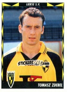 Figurina Tomasz Zdebel - Football Belgium 1998-1999 - Panini