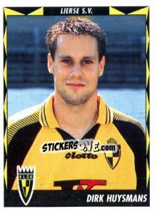Figurina Dirk Huysmans - Football Belgium 1998-1999 - Panini