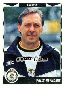 Figurina Willy Reynders - Football Belgium 1998-1999 - Panini