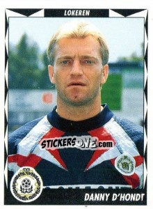 Sticker Danny D'Hondt - Football Belgium 1998-1999 - Panini