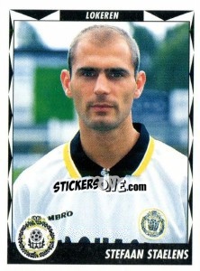 Sticker Stefan Staelens - Football Belgium 1998-1999 - Panini