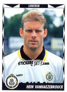Sticker Hein Vanhaezebrouck - Football Belgium 1998-1999 - Panini