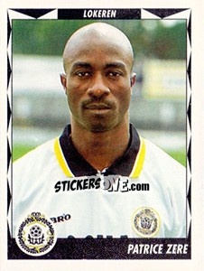Sticker Patrice Zere - Football Belgium 1998-1999 - Panini