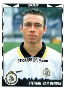 Sticker Stefaan van Dender - Football Belgium 1998-1999 - Panini
