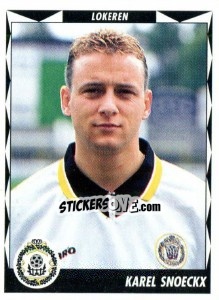 Figurina Karel Snoeckx - Football Belgium 1998-1999 - Panini