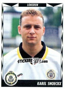 Sticker Karel Snoeckx - Football Belgium 1998-1999 n. 247 - Panini
