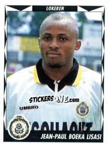 Sticker Jean-Paul Boeka Lisasi - Football Belgium 1998-1999 - Panini