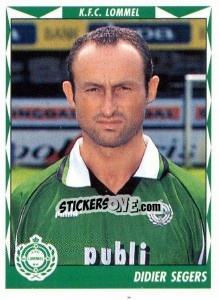 Sticker Didier Segers - Football Belgium 1998-1999 - Panini