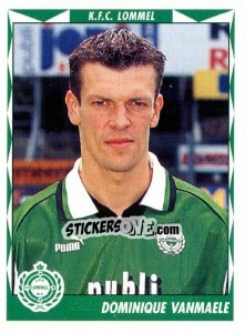 Sticker Dominique Vanmaele - Football Belgium 1998-1999 - Panini
