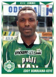 Sticker Eddy Bembuana-Keve - Football Belgium 1998-1999 - Panini