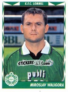 Sticker Miroslav Waligora - Football Belgium 1998-1999 - Panini