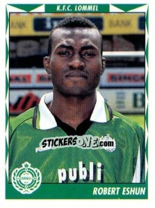 Figurina Robert Eshun - Football Belgium 1998-1999 - Panini