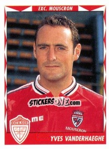 Sticker Yves Vanderhaeghe - Football Belgium 1998-1999 - Panini