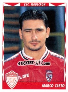 Sticker Marco Casto - Football Belgium 1998-1999 - Panini