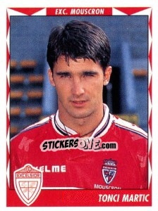 Sticker Tonci Martic - Football Belgium 1998-1999 - Panini