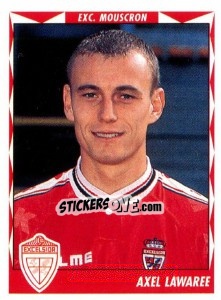 Sticker Axel Lawaree - Football Belgium 1998-1999 - Panini