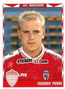 Sticker Frederic Pierre - Football Belgium 1998-1999 - Panini
