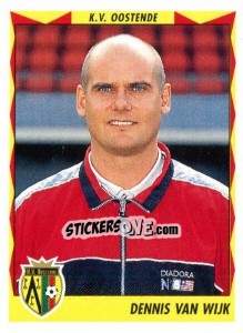 Figurina Dennis van Wijk - Football Belgium 1998-1999 - Panini