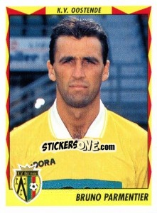 Figurina Bruno Parmentier - Football Belgium 1998-1999 - Panini
