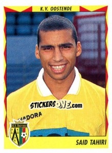 Sticker Said Tahiri - Football Belgium 1998-1999 - Panini