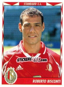 Sticker Roberto Bisconti - Football Belgium 1998-1999 - Panini