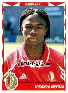 Sticker Lokonda Mpenza - Football Belgium 1998-1999 - Panini