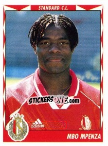 Sticker Mbo Mpenza - Football Belgium 1998-1999 n. 328 - Panini