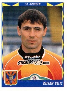 Sticker Dusan Belic - Football Belgium 1998-1999 - Panini
