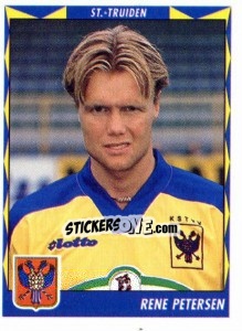 Sticker Rene Petersen - Football Belgium 1998-1999 - Panini