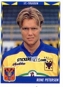 Sticker Rene Petersen - Football Belgium 1998-1999 n. 334 - Panini