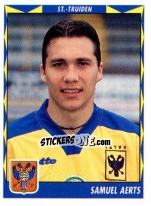 Sticker Samuel Aerts - Football Belgium 1998-1999 - Panini
