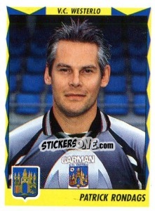 Cromo Patrick Rondags - Football Belgium 1998-1999 - Panini