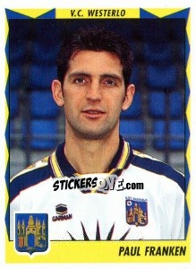 Sticker Paul Franken - Football Belgium 1998-1999 n. 354 - Panini