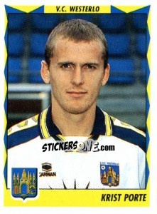 Sticker Krist Porte - Football Belgium 1998-1999 n. 359 - Panini