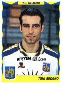 Sticker Toni Brogno - Football Belgium 1998-1999 n. 361 - Panini
