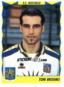 Cromo Toni Brogno - Football Belgium 1998-1999 - Panini