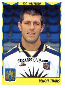 Sticker Benoit Thans - Football Belgium 1998-1999 - Panini