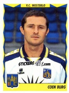 Sticker Coen Burg - Football Belgium 1998-1999 n. 363 - Panini