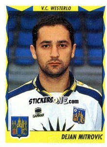Sticker Dejan Mitrovic - Football Belgium 1998-1999 - Panini