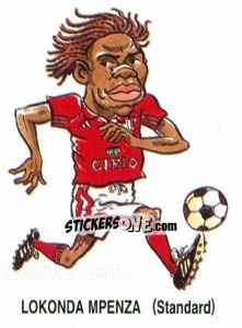 Sticker Lokonda Mpenza (Standard) - Football Belgium 1998-1999 - Panini