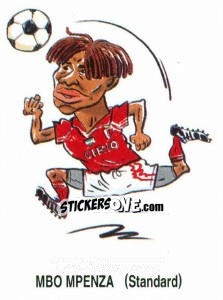 Sticker Mbo Mpenza (Standard) - Football Belgium 1998-1999 n. 371 - Panini