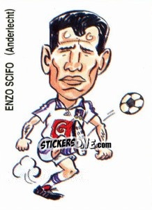 Sticker Enzo Scifo (Anderlecht)