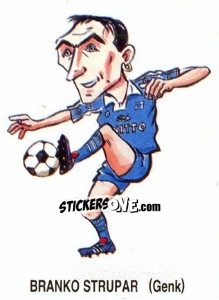 Sticker Branko Strupar (Genk) - Football Belgium 1998-1999 - Panini