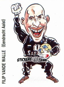 Figurina Filip vande Walle (Eendracht Aalst) - Football Belgium 1998-1999 n. 376 - Panini